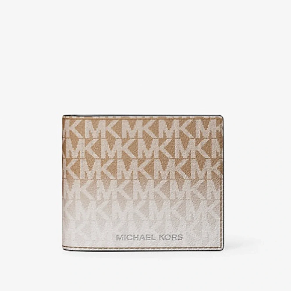 Michael Kors Cooper Ombré Signature Logo Billfold Wallet - Picture 1 of 4